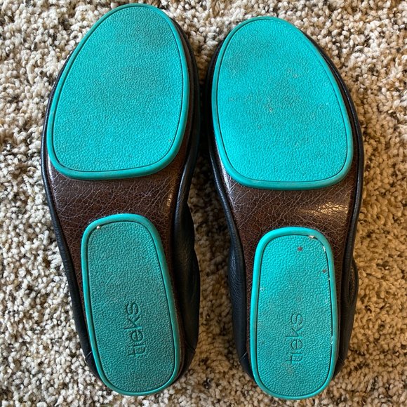 Tieks Matte Black Ballet Flats - Picture 2 of 7